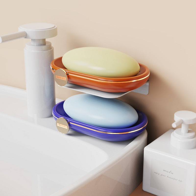 Luxury Soap Holder Tray for Bathroom Shower Accessories