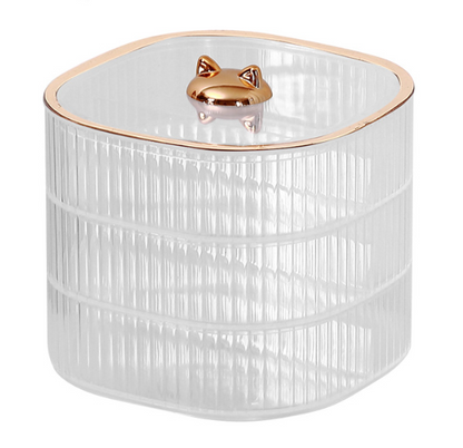 Delicate Cartoon Candy Tray with Lid - Multi-layer Storage