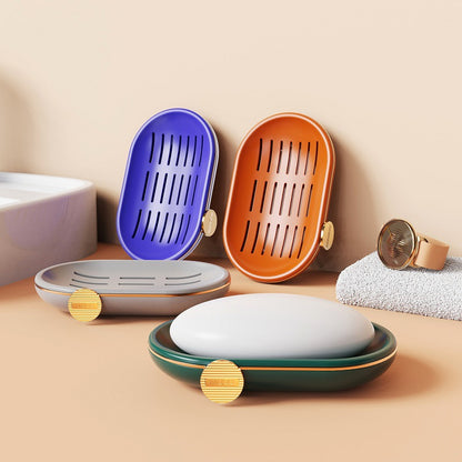 Luxury Soap Holder Tray for Bathroom Shower Accessories