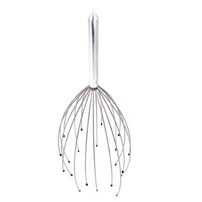 Stainless steel head massager