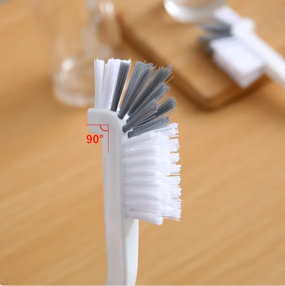 Kitchen Tools Clean Narrow Brush Plastic Cleaning Brush Long Handle Milk Bottle Glass Tube Cleaning Pan Bowl Brush Kit
