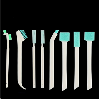 Kitchen Tools Clean Narrow Brush Plastic Cleaning Brush Long Handle Milk Bottle Glass Tube Cleaning Pan Bowl Brush Kit