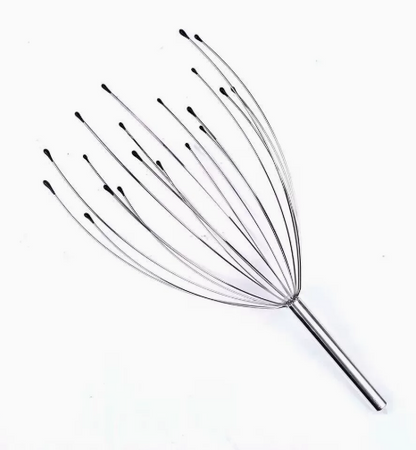 Stainless steel head massager